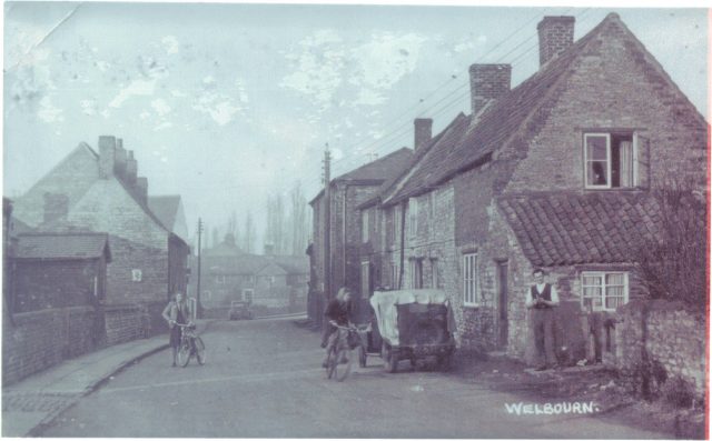Old photograph Welbourn High Street